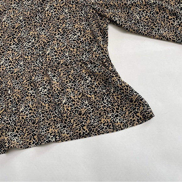 ASOS DESIGN CURVE leopard top - Picture 6 of 6